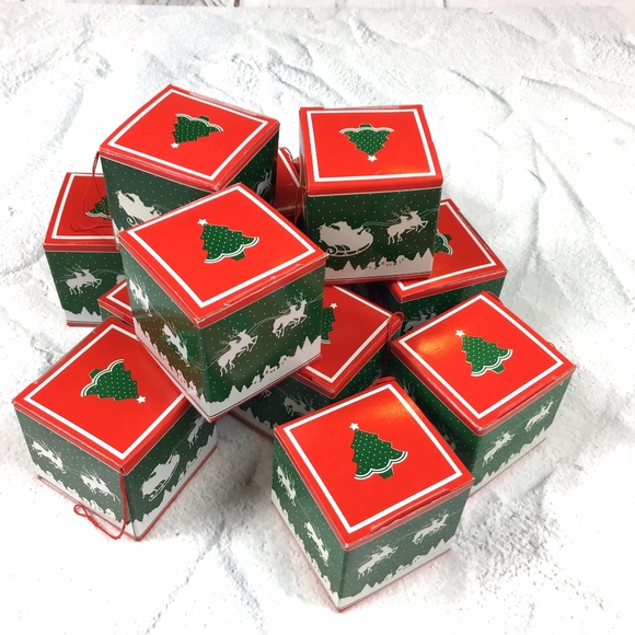 Christmas Boxes set of 12- 2” Small Ornaments - Picture 2 of 9